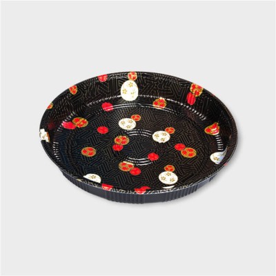 Sushi To Go Box (Black With Flower)