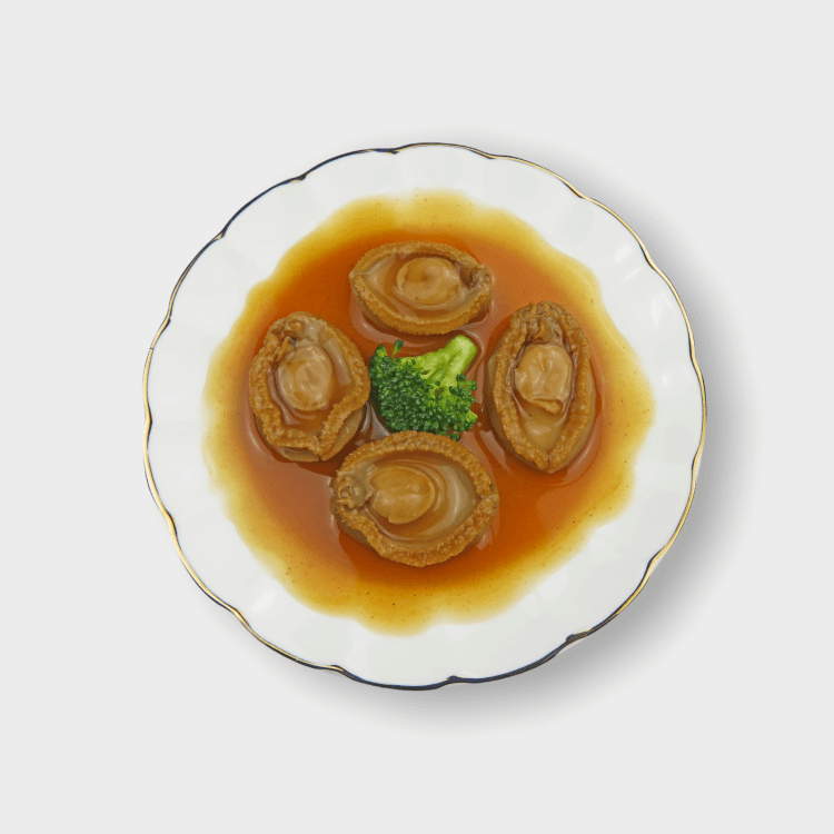 Braised Abalone in Scallop Sauce