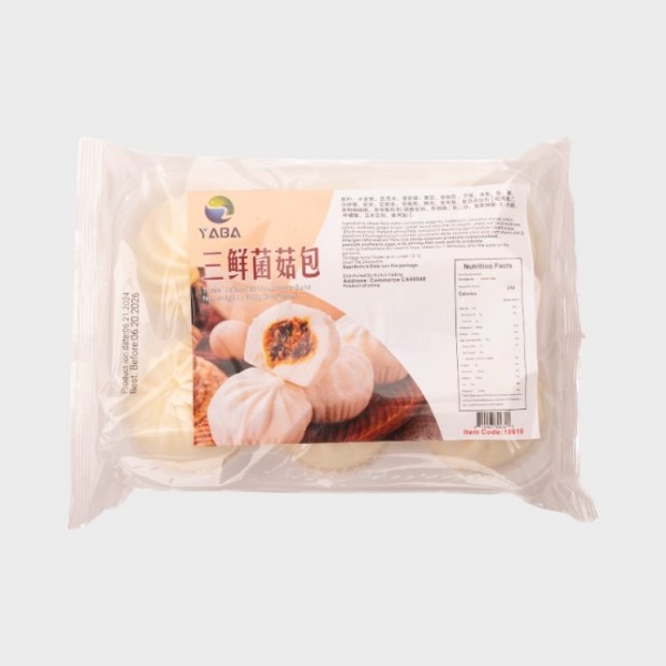 Three Delicacies Mushroom Buns