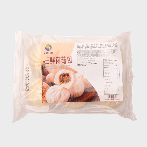 Three Delicacies Mushroom Buns