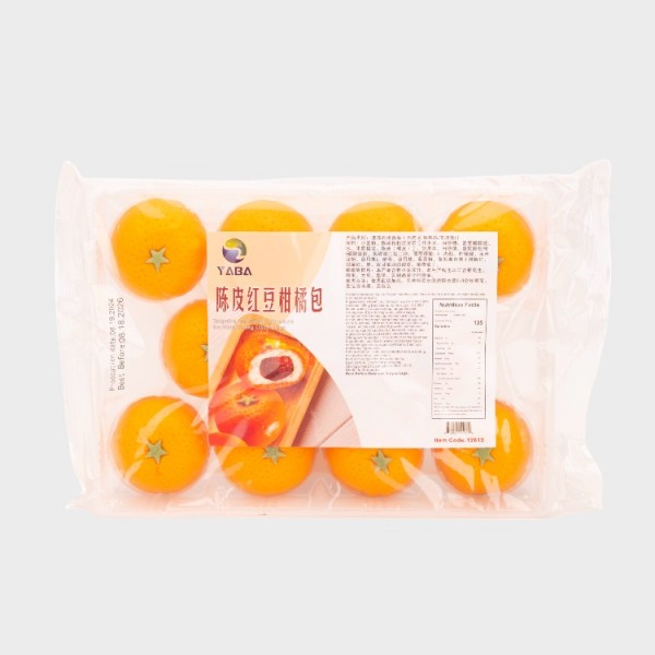 Orange Peel Red Bean Citrus Buns