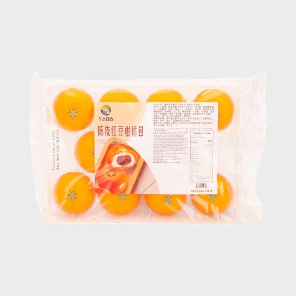 Orange Peel Red Bean Citrus Buns