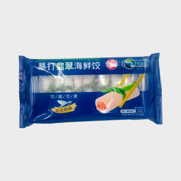 Jade-Green Shrimp Patty