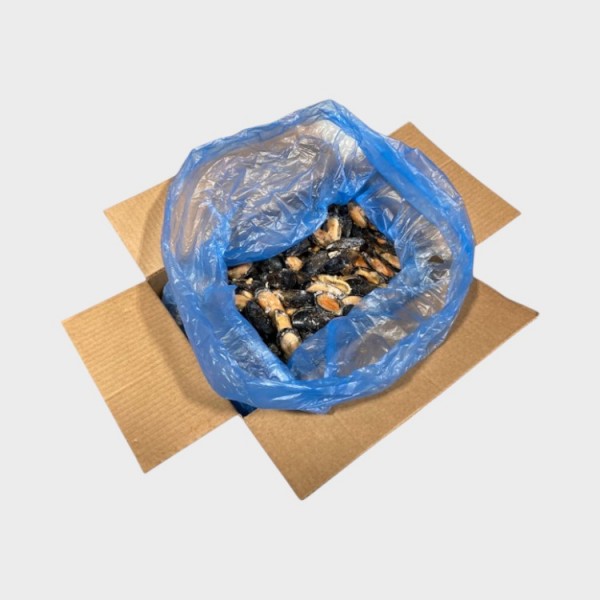 Blue Musseles 1/2 Shell 60-80 